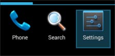 Go to the Settings menu