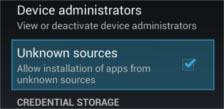 Unknown sources
